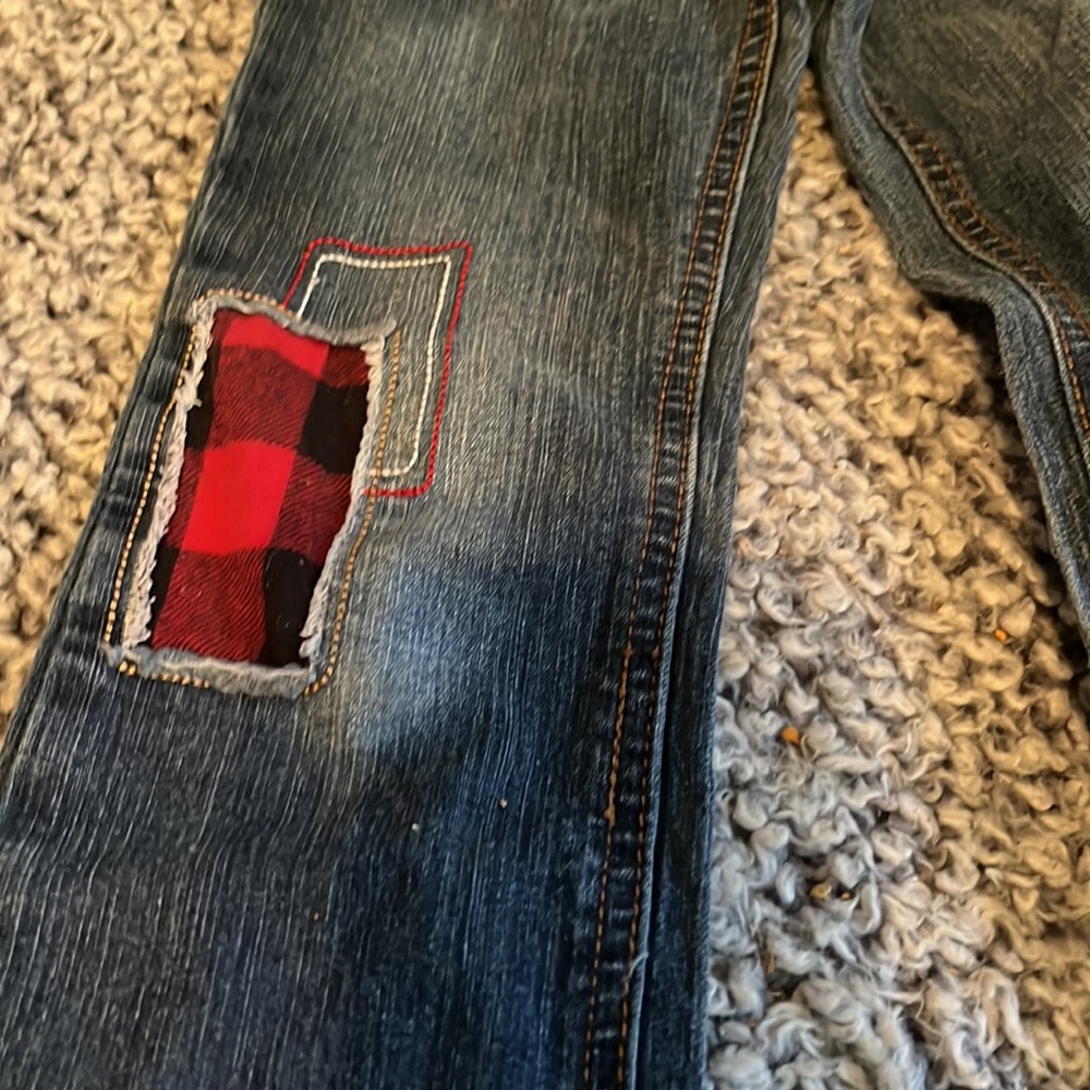 Toddler patchwork jeans 4T - Picture 3 of 6